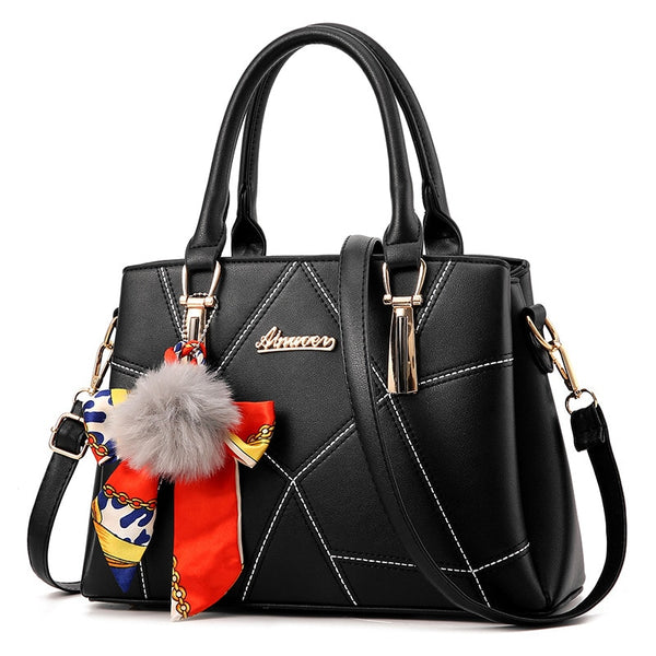 Women Bags Fashion Vintage Designer Messenger PU Leather Handbag High quality Casual Shoulder Top-Handle Totes big Korean style
