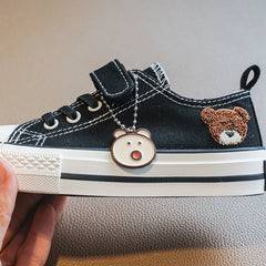 Spring & Summer Children Canvas Shoes Fashion Kids Sneakers Breathable Cartoons Girls & Boys Casual Shoes Size 24-37