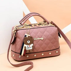 Casual PU Leather Women Crossbody Messenger Bags for Female Girls Small Purse