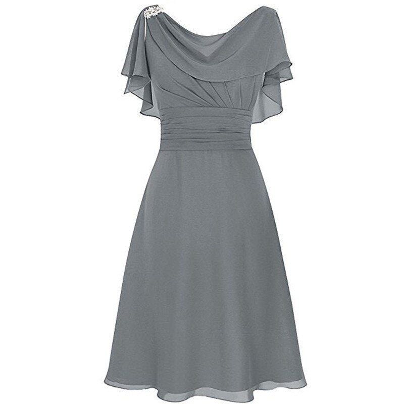 Women Multiway Dress Formal Wedding Bridesmaid High Waist Party Dresses Ruffles Flare Sleeve Summer Dress Ladies Vestidos Robes