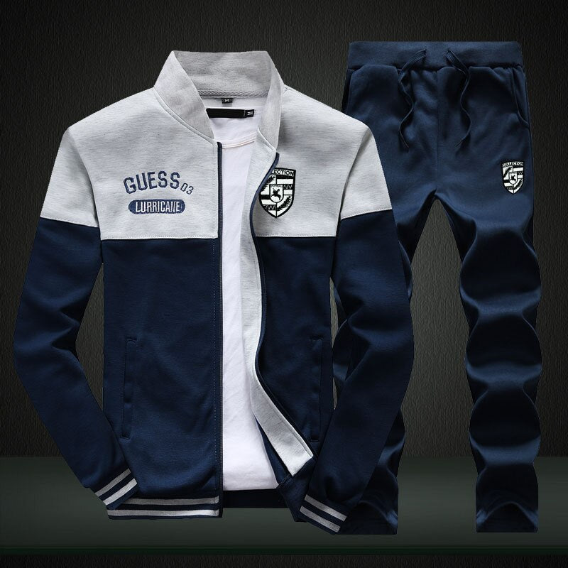 FGKKS Spring Autumn Men Trendy Sports Sets Fashion Brand Men&#39;s
