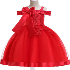 Summer Flower Girls Dress Princess Wedding Party Dresses Children Kids Prom Gown Vestidos Baby Christmas Children Clothing