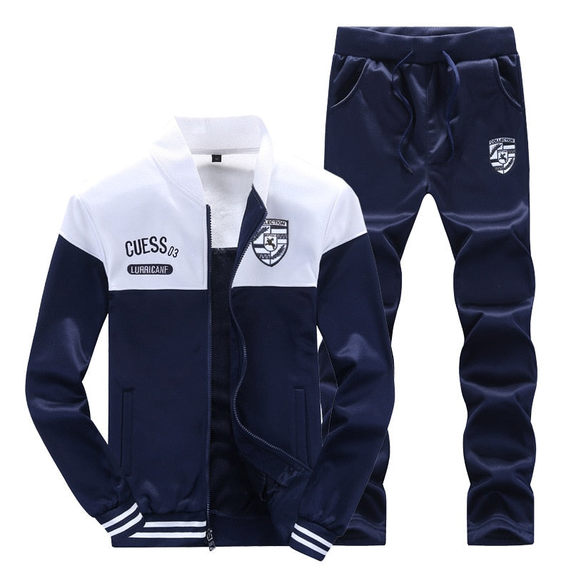 FGKKS Spring Autumn Men Trendy Sports Sets Fashion Brand Men&#39;s