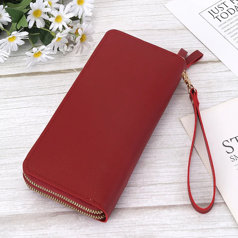 Pu Leather Women Wallets Women Purses Fashion Long Zipper Women's Wallet