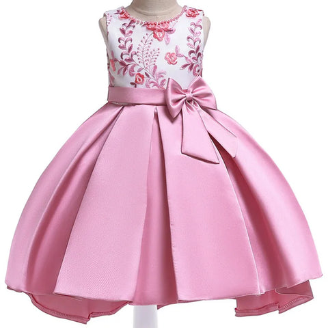 Summer Flower Girls Dress Princess Wedding Party Dresses Children Kids Prom Gown Vestidos Baby Christmas Children Clothing