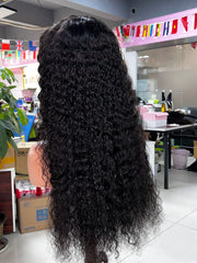 Raw Indian Hair HD Lace Wig,Virgin Cuticle Aligned 100% Glueless Lace Human Hair Wig,Lace Front Wigs for Black Women