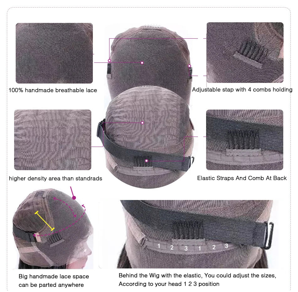 Deep Wave Frontal Wig 13x6 Hd Lace 30 Inch Chocolate Brown 13x4 Curly Lace Front Human Hair Water Wave Brazilian Wigs For Women