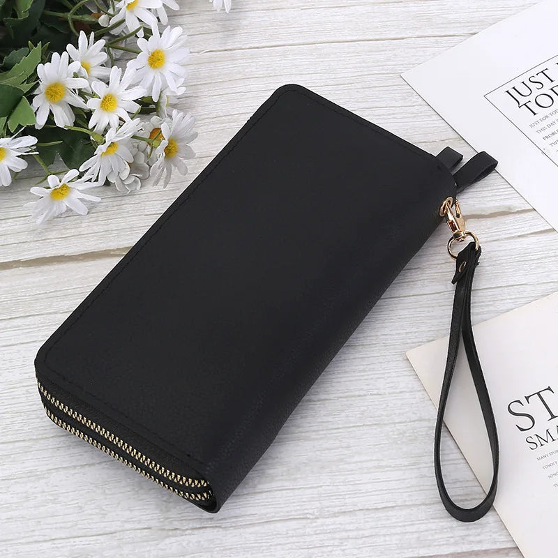 Pu Leather Women Wallets Women Purses Fashion Long Zipper Women's Wallet