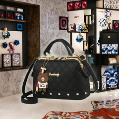 Women's Luxury Bear Logo PU Leather Tote Bag Famous Hand Designer Crossbody Shoulder Bags Waterproof for Summer Winter Season
