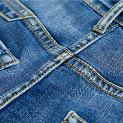 2026 Summer Men's Slim Denim Shorts Business Casual Fashion Loose Stretch All-Match Jeans Male High-End Brand Five-Point Pants
