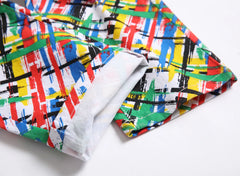 2021 Men's  Fashion High Quality Printed Jeans Men Hip Hop Streetwear Cotton Denim Pants Slim Fit Male Casual