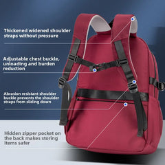 Lightweight Durable Large-Capacity Waterproof Oxford Backpack Fashion Schoolbag for Junior High Students Grades 1-9