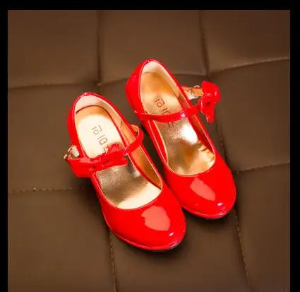 Children's wedding High Heels Children Princess Shoes Spring Childr