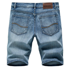 2023 Summer New Men's Denim shorts classic black