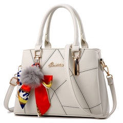 Women Bags Fashion Vintage Designer Messenger PU Leather Handbag High quality Casual Shoulder Top-Handle Totes big Korean style