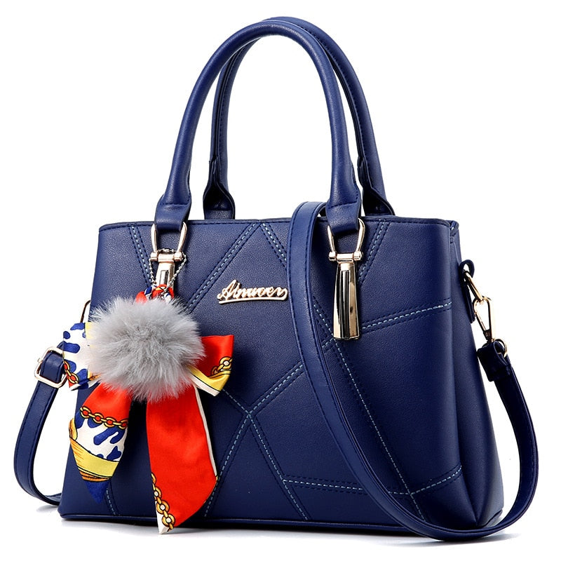 Women Bags Fashion Vintage Designer Messenger PU Leather Handbag High quality Casual Shoulder Top-Handle Totes big Korean style