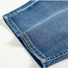 2026 Summer Men's Slim Denim Shorts Business Casual Fashion Loose Stretch All-Match Jeans Male High-End Brand Five-Point Pants