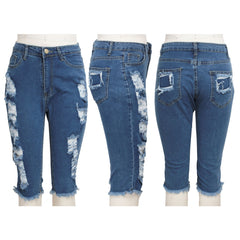 Women Stretch Short Jeans Fashion Casual Slim Fit High Quality Elastic Summer Denim Shorts Male Brand Clothes Short de mezclilla