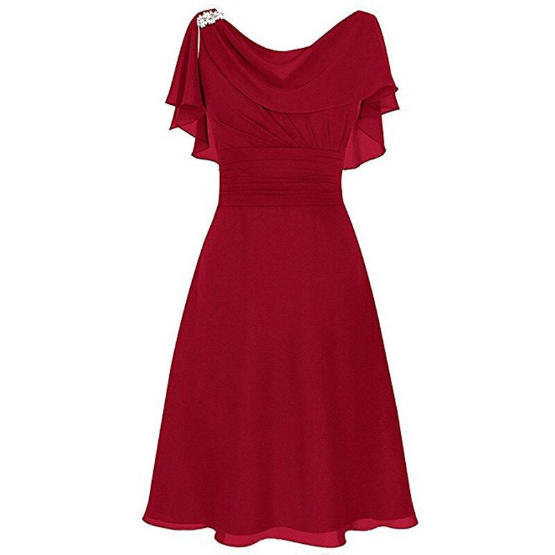 Women Multiway Dress Formal Wedding Bridesmaid High Waist Party Dresses Ruffles Flare Sleeve Summer Dress Ladies Vestidos Robes