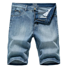 2023 Summer New Men's Denim shorts classic black