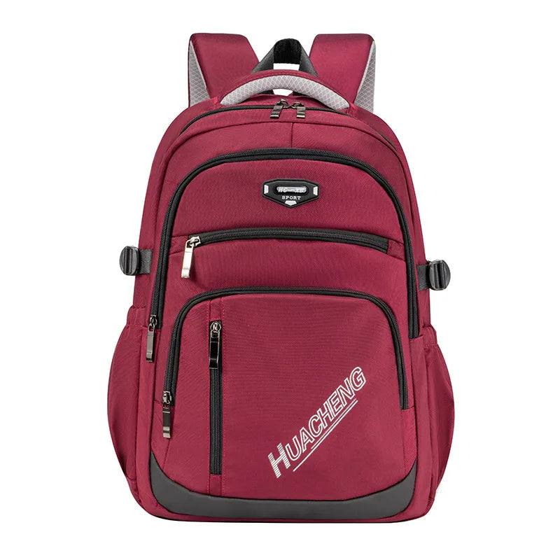 Lightweight Durable Large-Capacity Waterproof Oxford Backpack Fashion Schoolbag for Junior High Students Grades 1-9