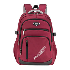 Lightweight Durable Large-Capacity Waterproof Oxford Backpack Fashion Schoolbag for Junior High Students Grades 1-9