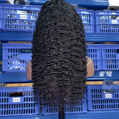 Raw Indian Hair HD Lace Wig,Virgin Cuticle Aligned 100% Glueless Lace Human Hair Wig,Lace Front Wigs for Black Women