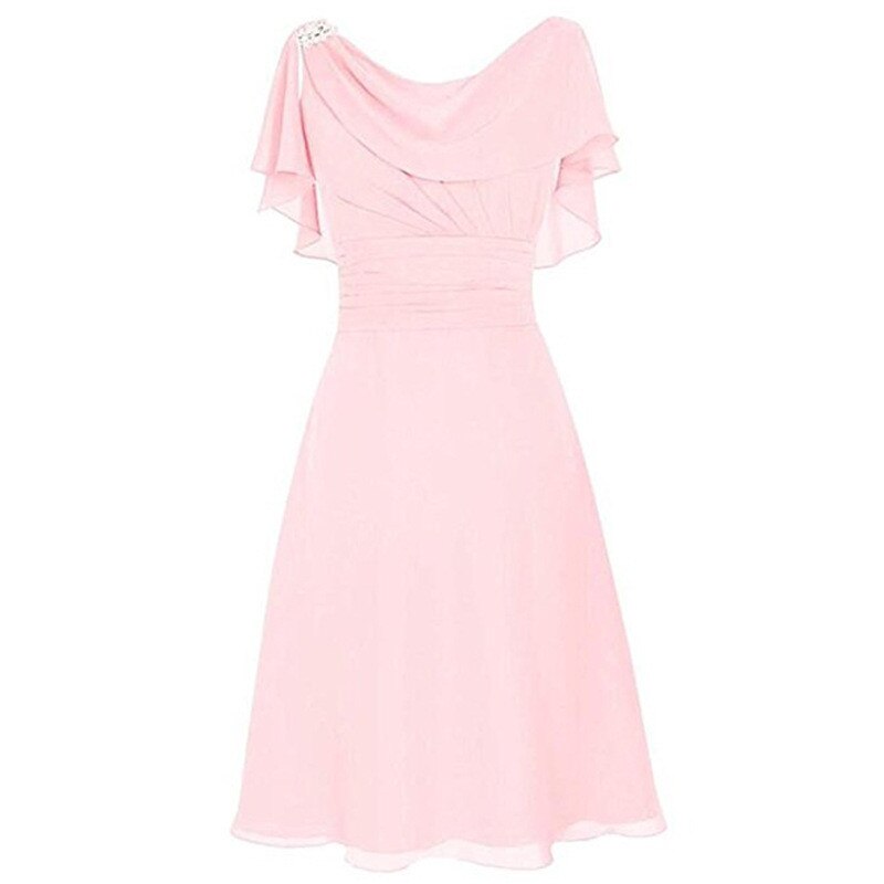 Women Multiway Dress Formal Wedding Bridesmaid High Waist Party Dresses Ruffles Flare Sleeve Summer Dress Ladies Vestidos Robes
