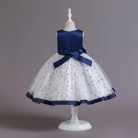 2023 Infant Baby Baptism Dress for Girls Kids Wedding Party Dresses Bow Beaded Tulle Christening Gown Birthday Children Clothes