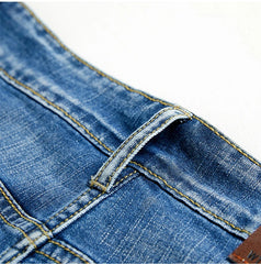 2026 Summer Men's Slim Denim Shorts Business Casual Fashion Loose Stretch All-Match Jeans Male High-End Brand Five-Point Pants