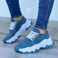 Women Vulcanized Shoes Platform Shoes for Women Solid Color Sneakers Comfortable Casual Zapatilla