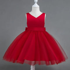 Toddler Girl Dress 0-4 Years Flower Bow Kids Skirt Christmas Halloween Princess Dress Children's Dresses Birthday Party