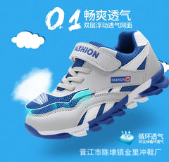 Boys' Fashion Trend Low Top Thick Sole Casual Sports Shoes 2025 Autumn New Style Childrens' Comfortable Shoes