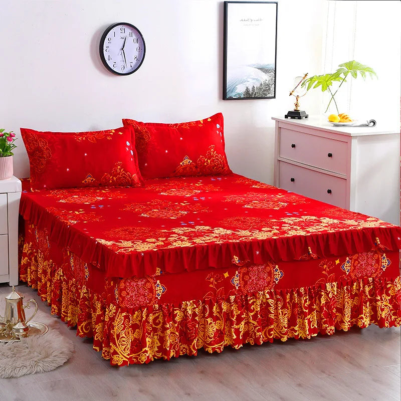 Flat Sheets Fashion Household Bedding Luxury Comfortable breathable washable bedspread