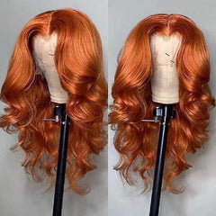 Ginger Orange BOB Wig Human Hair 350 Bod4Lace Human Hair Wig