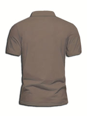 The new men's short-sleeved POLO shirt for summer 2025 features a casual fashionable