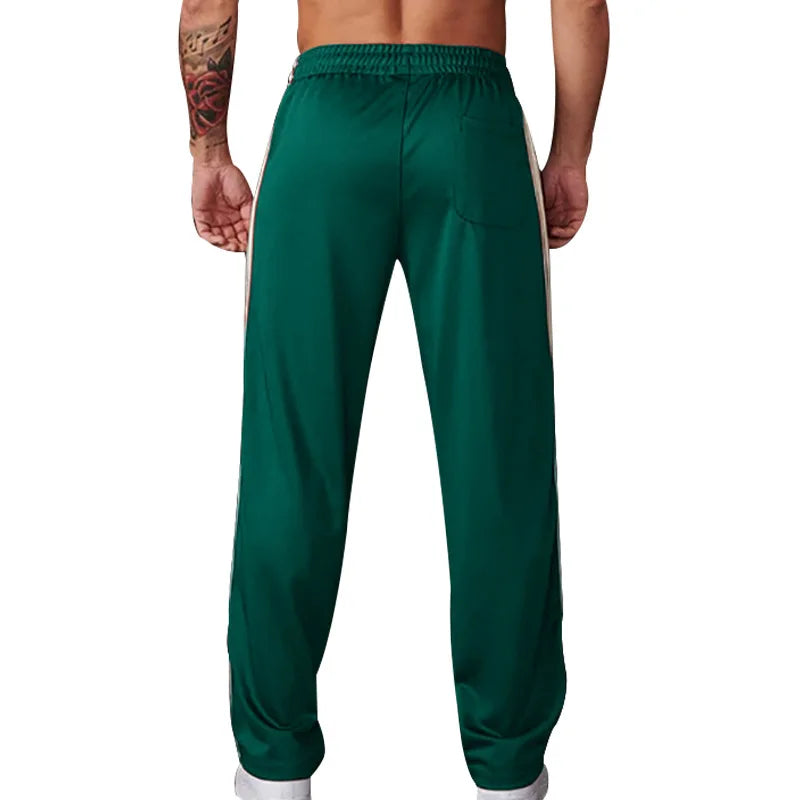 American-style best-selling thin, sporty, casual, simple, trendy, loose, wide-leg jogging pant