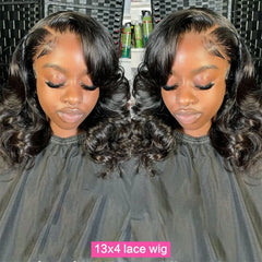 100% Human Hair Honey Blonde 13x4 Loose Body Wave Lace Front Wigs P4/27 Highlight Ombre HD Lace Front Wigs 99J Burgundy Color