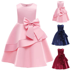 Young Girl Fashion Dresses Girls' Spring And Summer Festival Dresses Fashionable Versatile Children's Dresses Baby Girl