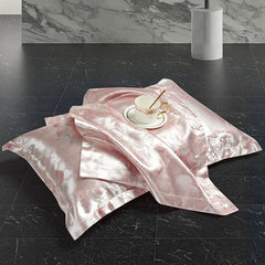 3pcs Duvet Cover and Pillow case Set No Filling,European Light Luxury Type Skin-Friendly Soft Fabric