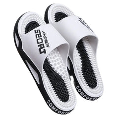 Couple massage slippers men's bathroom shower 2026 new acupoint foot therapy home indoor men's cool slippers summer