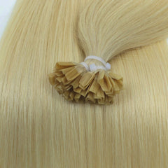 Wholesales K -Tip Hair Extensions Human Hair V tip keratin fusion hair extensions Natural Straight Machine Remy Hair extensions