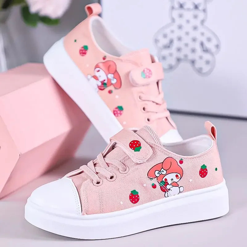 Sanrio Kuromi casual shoes girl canvas shoes my melody spring autumn
