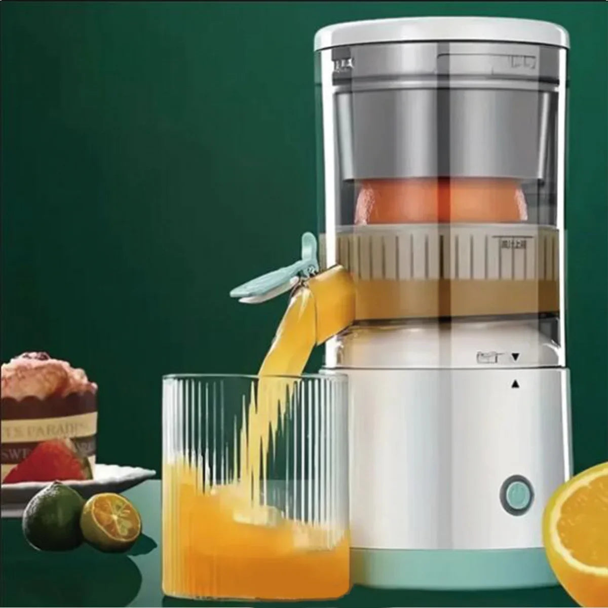 New Portable Home Juicer Fruit Juice Extractor, USB RechargeableElectric Squeeze, High Juice Output for Orange,
