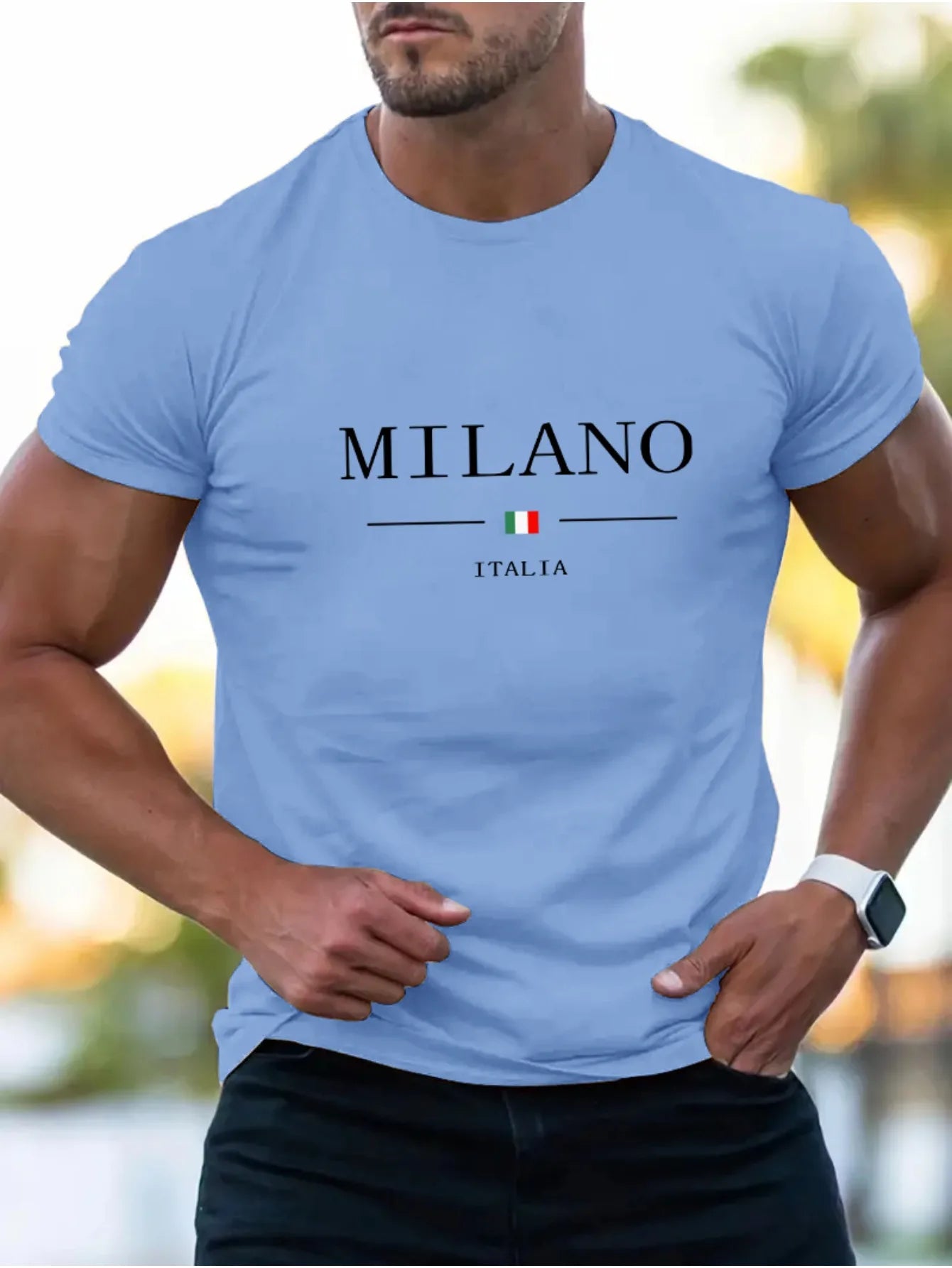 Summer men's 100% cotton casual sports