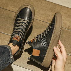 Men's Casual Sports Shoes, Fashionable Retro Class and Warm, Suitable