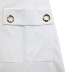 Elegant Plus-Size Women's Dress 2025 Fashion High-Waisted Skirt Suit Collar Trendy
