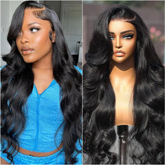 30 40 Inch Body Wave 13x6 HD Lace Frontal Wig Brazilian 13x4 Transparent Lace Front Human Hair Wigs For Women Pre Plucked