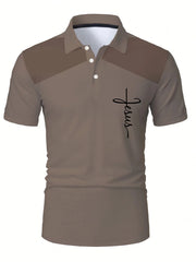 The new men's short-sleeved POLO shirt for summer 2025 features a casual fashionable