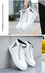 Sneakers Man Casual Vulcanized Male Comfortable High Top Shoes Outdoor Men Lightweight Fashion Mens Shoes WaterprooF